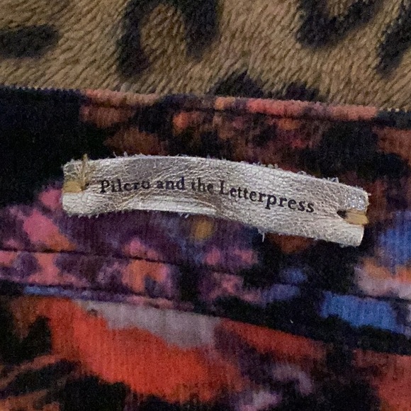 Pilcro and the Letterpress Black Multicolor Stretch Corduroy Skinny Jeans - Picture 8 of 9